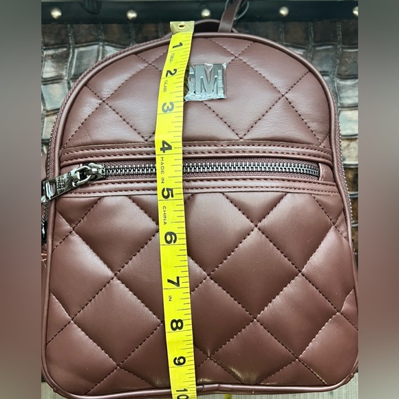 Steve Madden Logo Quilted Mini Backpack - Picture 5 of 6